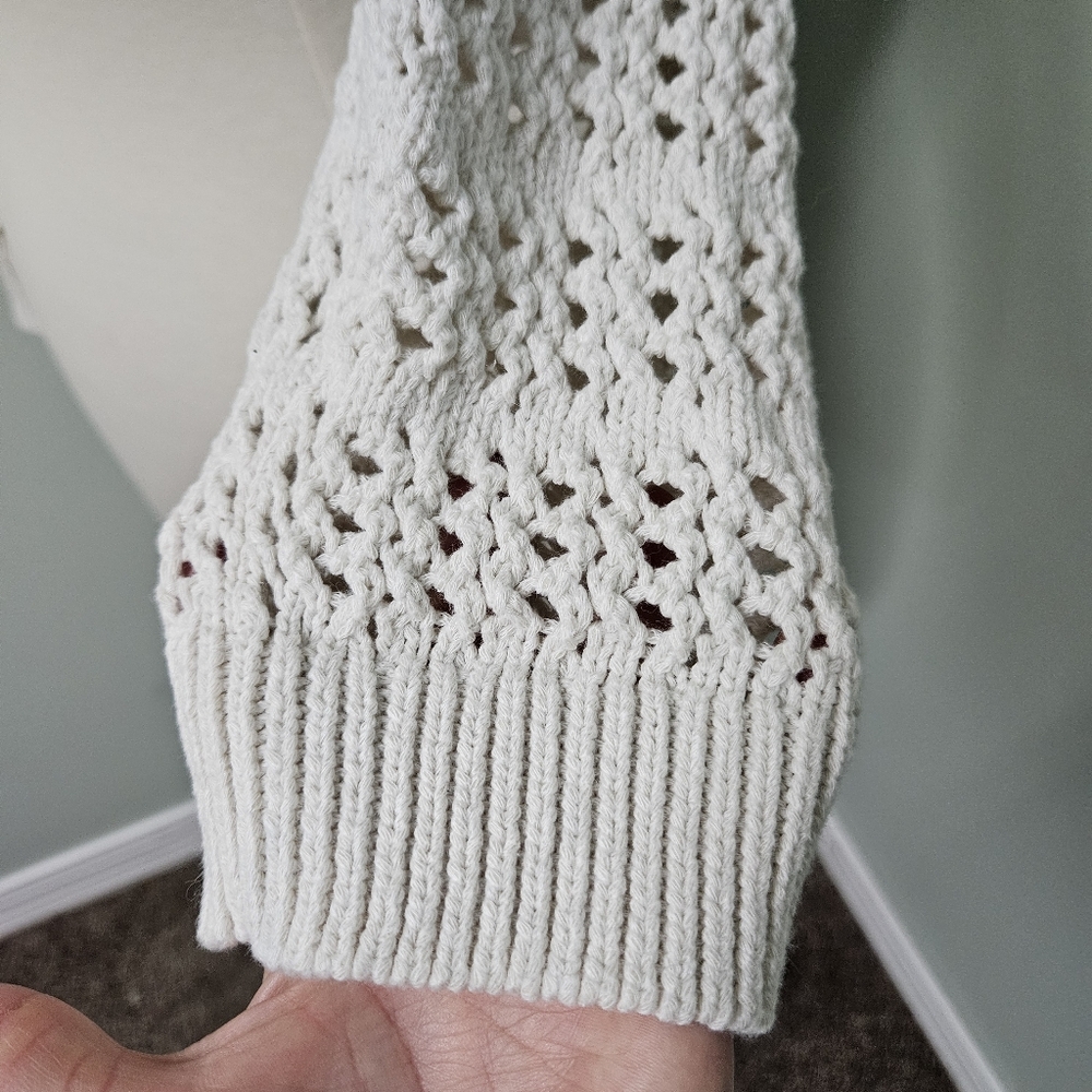 Universal Thread Pullover Crewcut White Sweater C… - image 7